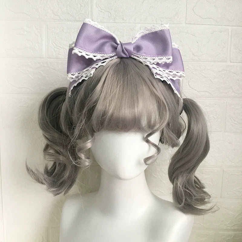Qingyi Handmade - Sweet Lolita KC Multicolor Bow Lolita Headwear