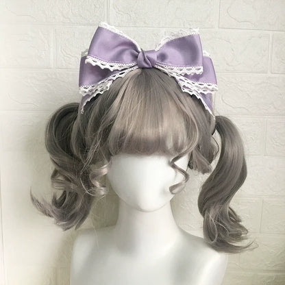 Qingyi Handmade - Sweet Lolita KC Multicolor Bow Lolita Headwear