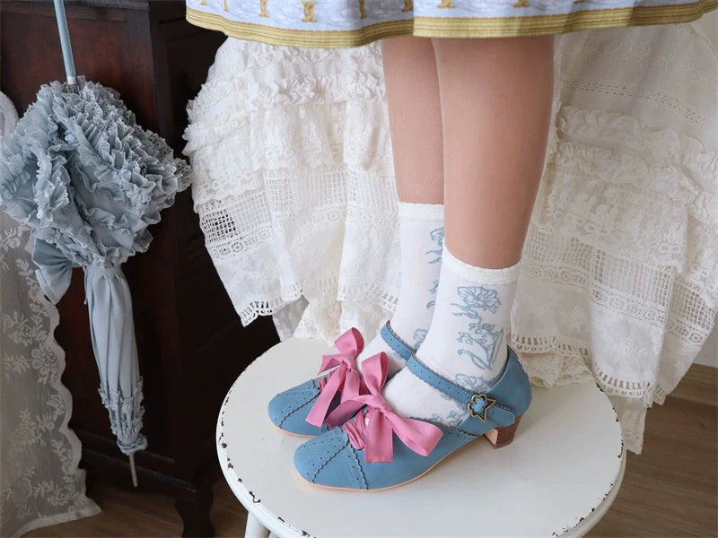 MR.Qiutian - Pictorial Girl - Han Lolita Shoes Retro Lolita Chinese Style Shoes