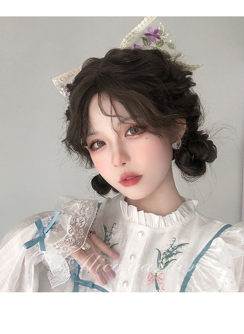 Alicegarden - Daily Lolita Long Curly Brown Wig