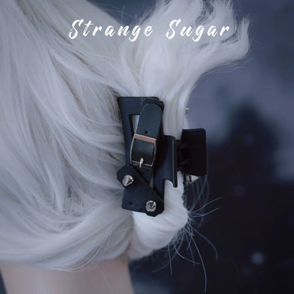 Strange Sugar - Gothic Lolita Hair Clip Alloy Bow Cross Lolita Claw Clip Accessories