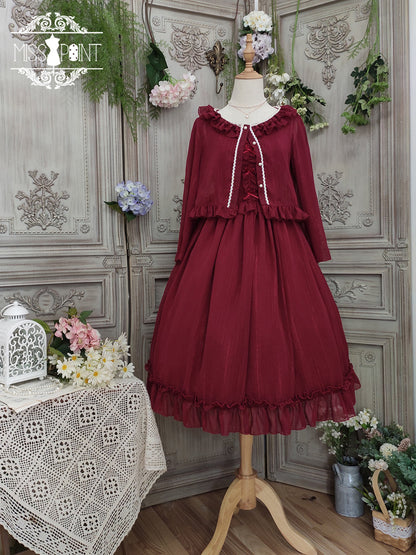 Miss point - Rhine Riverside - French Vintage Chiffon Lolita JSK