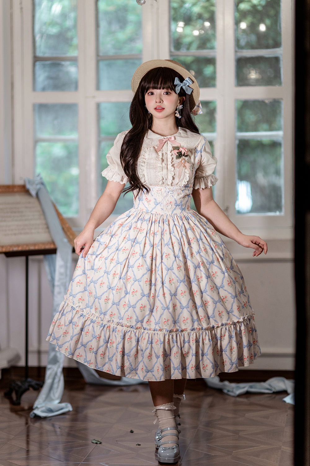Miss Point - Happy Summer - Elegant Lolita Floral JSK Dress