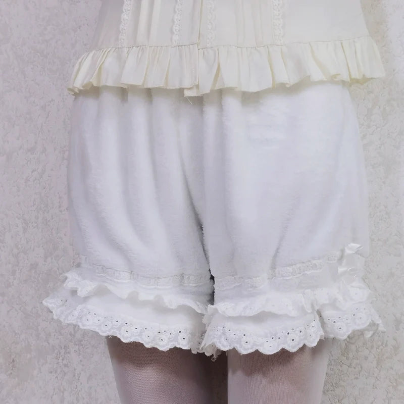 DMFS Lolita - Winter Lolita Fleece Bloomer Plush Lolita Homewear