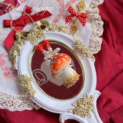 Bear Doll - Handcraft Kawaii Lolita Mushroom Necklace