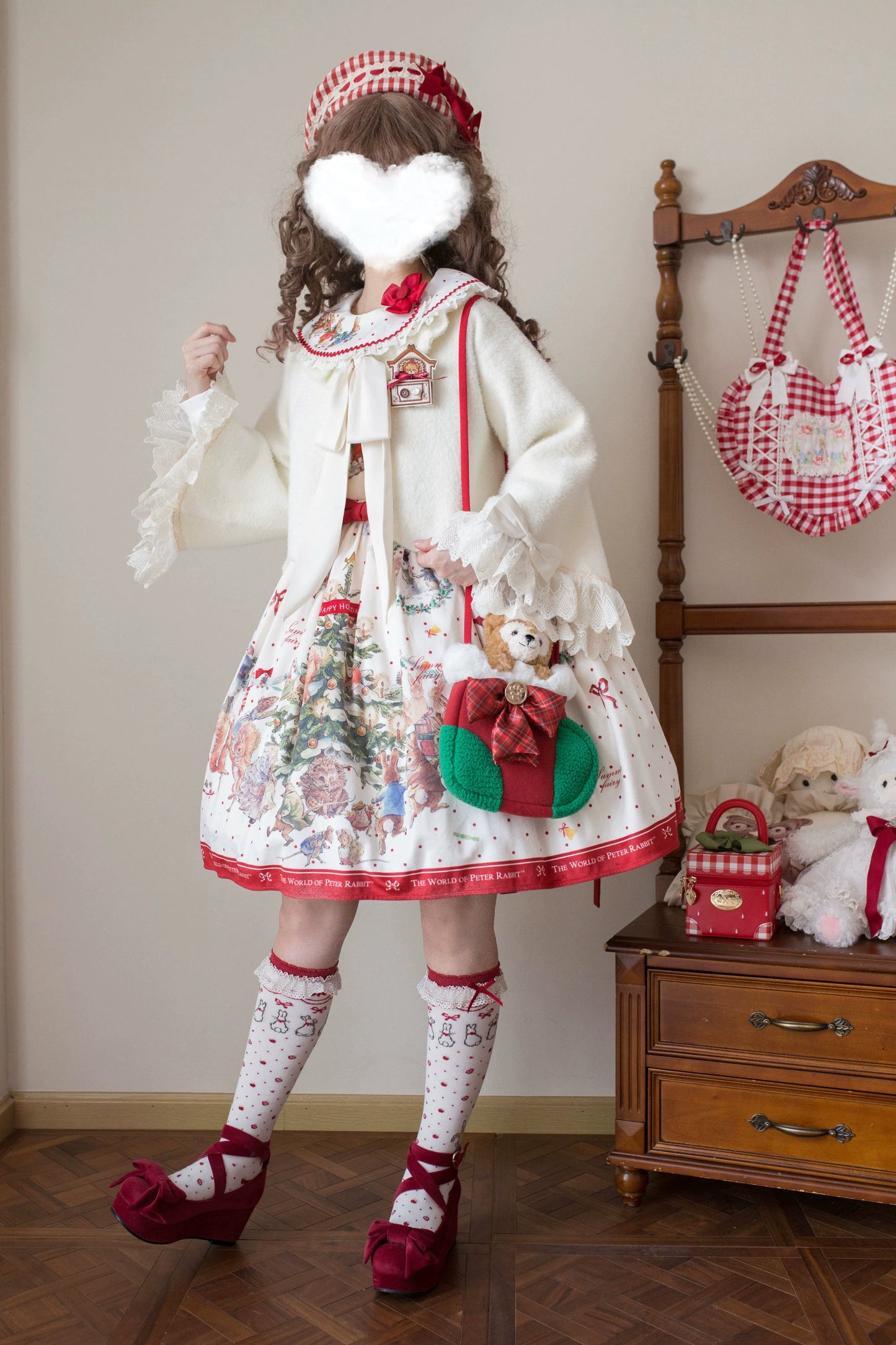 MIST - Qian's Letter - Sweet Lolita Sweater Winter Cardigan Coat