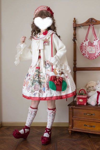 MIST - Qian's Letter - Sweet Lolita Sweater Winter Cardigan Coat