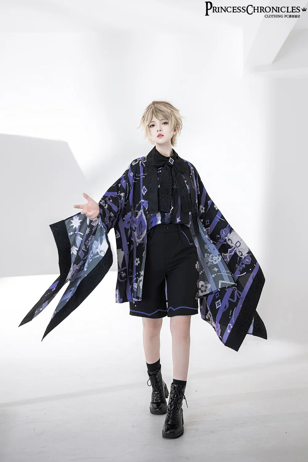 Princess Chronicles - Summer Sunscreen Loose Vintage Printed Haori Outerwear