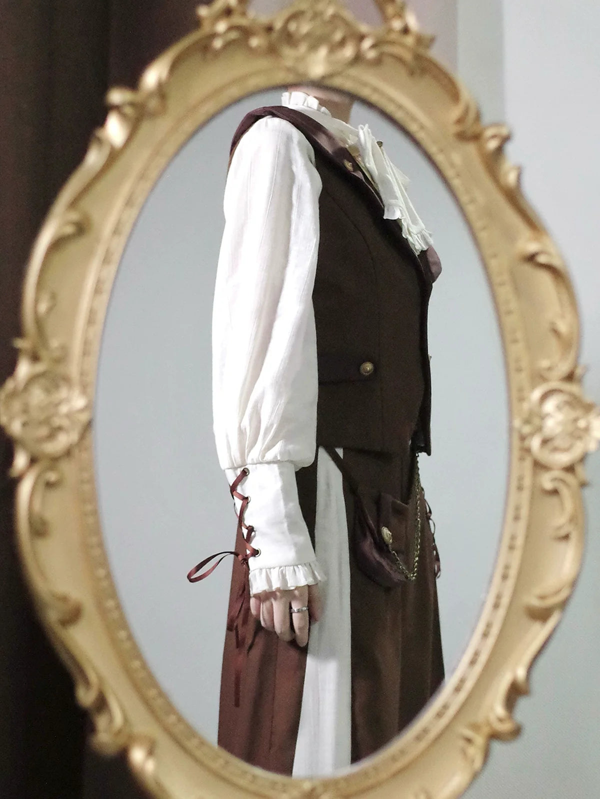 Letters from Unknown Star - Pirate Guide - Vintage Lolita Suit Vest JSK Dress