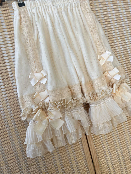 Ilovexiaolu - Gorgeous Lolita Bloomers in Coral Fleece & Cotton Styles