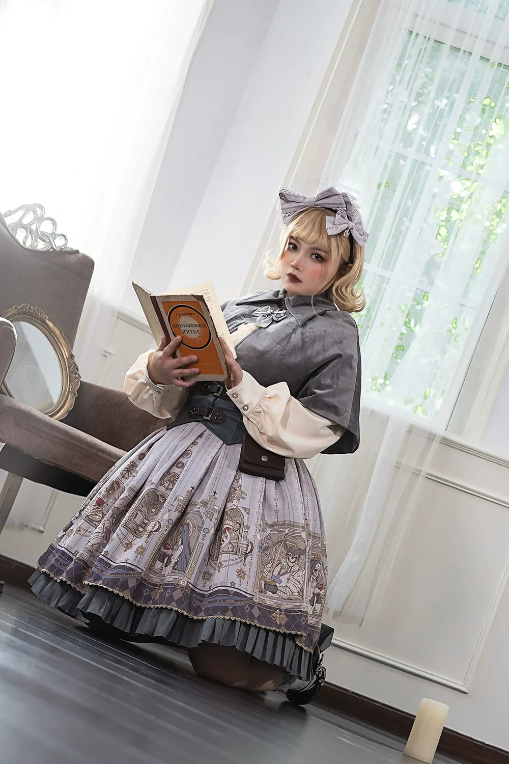 Miss Point - Demon Hunter's Diary - Gothic Lolita PU Leather Vest