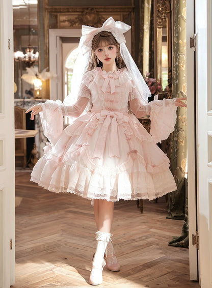Mewroco - Candy Flavor - Gorgeous Sweet Lolita Dress, Lace & Petal Hem