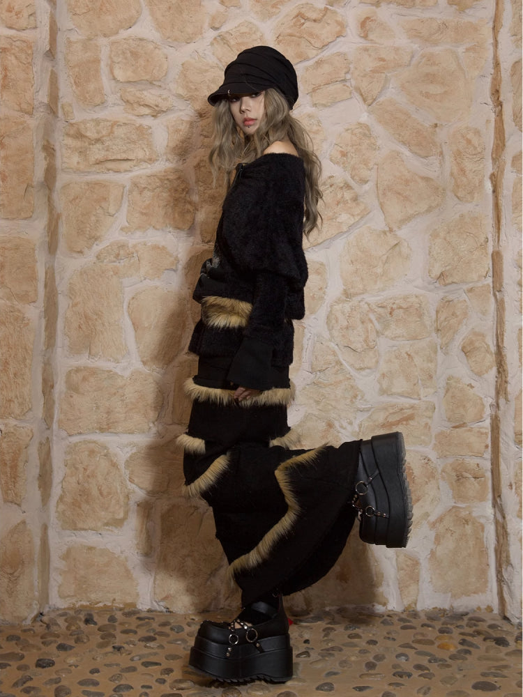 Original fur skirt【s0000005677】