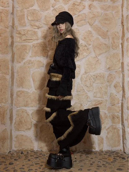 Original fur skirt【s0000005677】