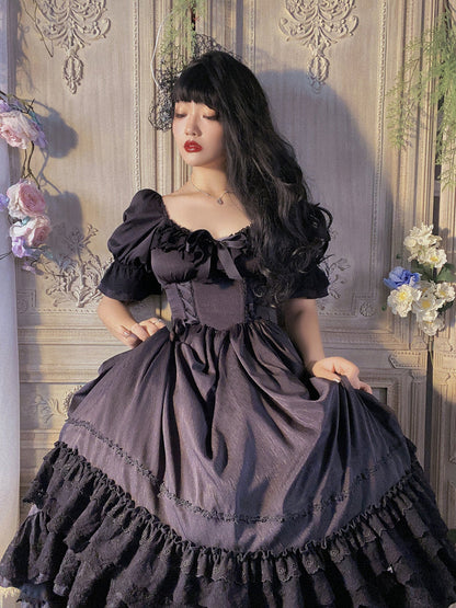 Sweet Wood - CLA Vintage French Lolita OP Dress