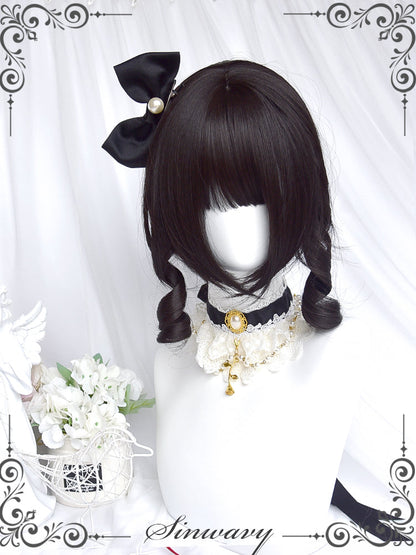 Sinwavy - Retro Elegant Roman Curl Double Ponytail Wig