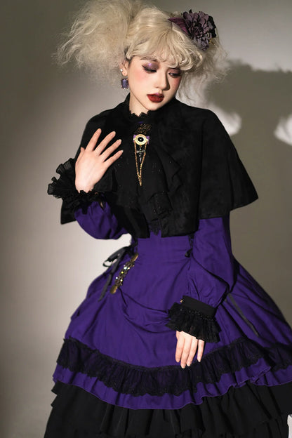 Miss Point - Perintz Manor - Gothic Lolita OP Long Sleeve Retro Lolita Dress