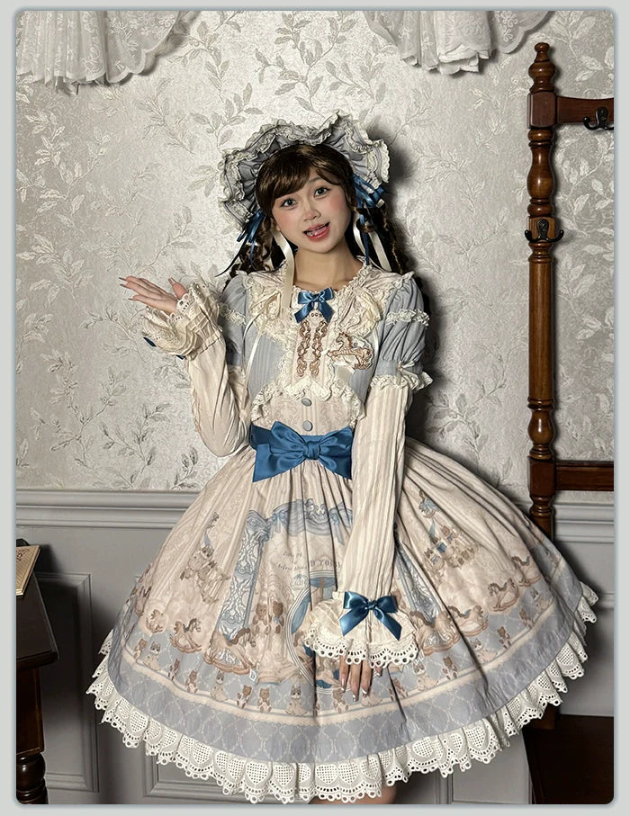 Alice Girl - Sea Salt Fairytale - Sweet Lolita Detachable Sleeves