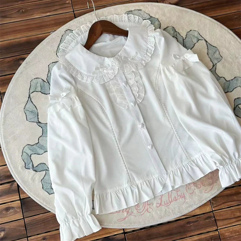 Sugar Girl - Kawaii Lolita Shirt, Peter Pan Collar