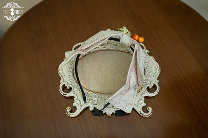 Miss Point - Forest Lolita Small Straw Hat Clip KC Accessory