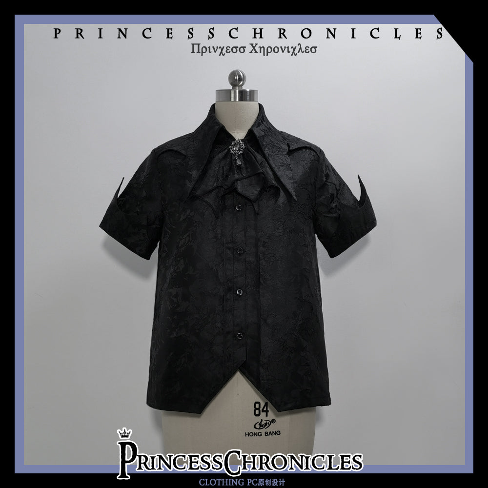 Princess Chronicles - Black and Blue - Gothic Lolita Brooch