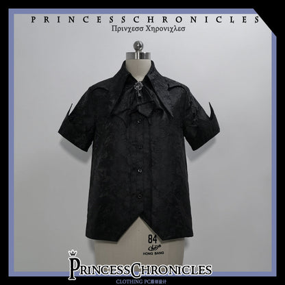 Princess Chronicles - Black and Blue - Gothic Lolita Brooch