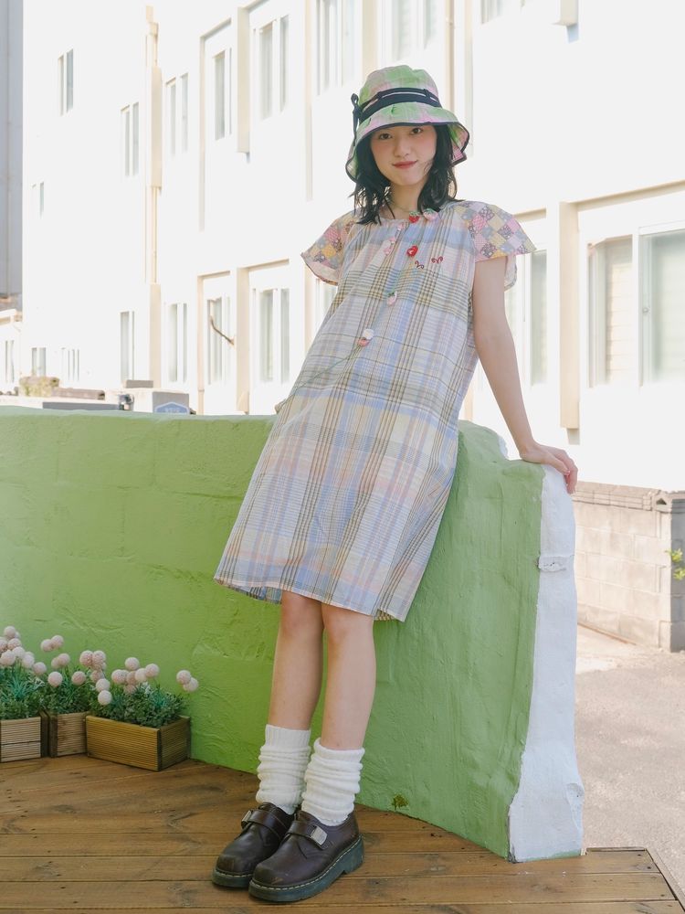 Plaid loose dress【s0000008733】