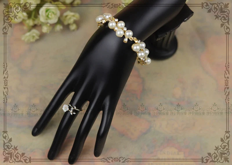 Rose of Sharon - Flower Language - Classical Lolita Ring Delicate Flower Ring