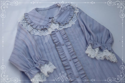MIST - Sweet Lolita Golilla Short Sleeve Shirt