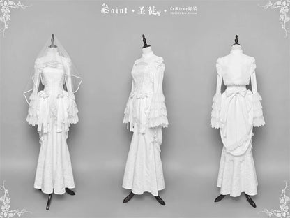 LeMiroir - Saint - Gothic Lolita Bolero Skirt Mermaid Dress Corset