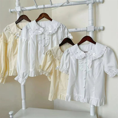 Sugar Girl - Kawaii Lolita Shirt, Peter Pan Collar