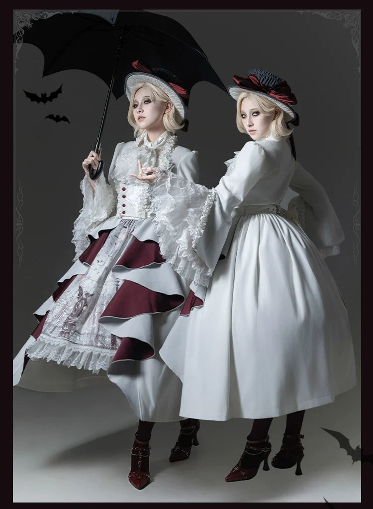 TALEBRINGER - The Sanguivorous Clan 2.0 - Gothic Lolita Coat, Blouse & SK