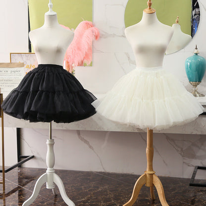 Manyiluo - Daily Lolita Yarn Pannier Hoopless Petticoat