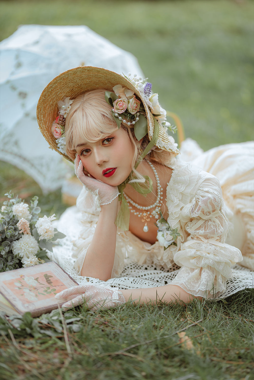 Miss Point - The Sally Gardens - Lotus Root Sleeve Lolita Blouse