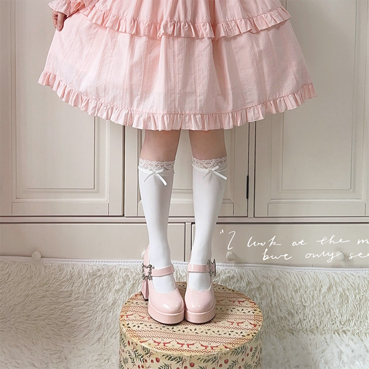 Dreamland - The cycle of all things - Lolita High Platform Shoes with Elegant Butterfly Buckle