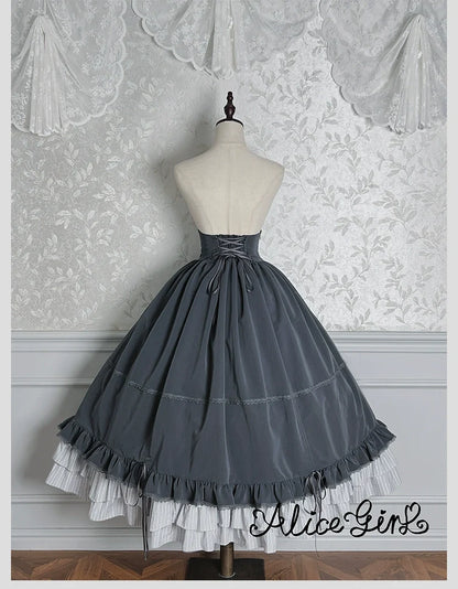 Alice Girl - Duke of Victoria - Classic Lolita SK & Overskirt Set