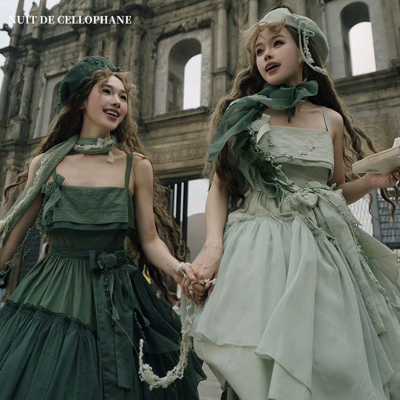 Nuit De Cellophane - A Thousand Moonfalls - Elegant Lolita JSK Dress Thin Cardigan