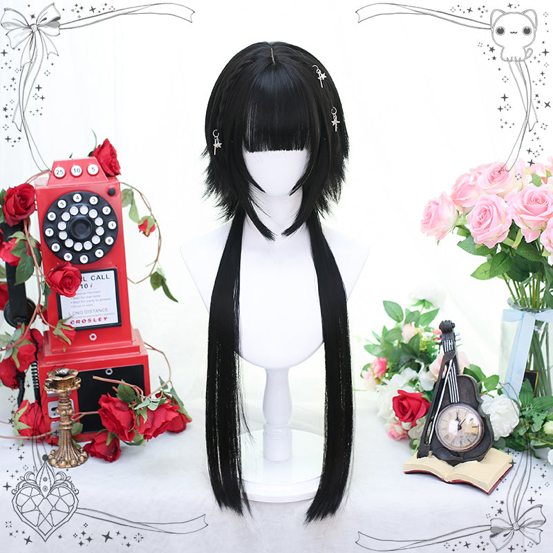 Dalao Home - Moon Night - Lolita Highlights Bang Short Wigs
