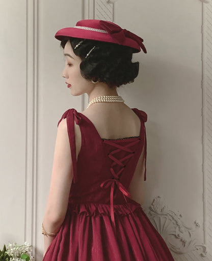 Miss point - Rhine Riverside - French Vintage Chiffon Lolita JSK