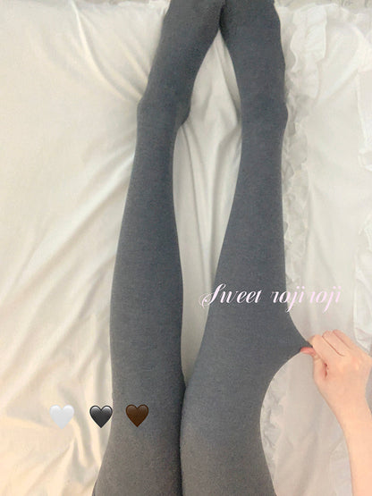 Roji roji - Cotton Lolita Pantyhose Thickened Winter Pantyhose Leggings