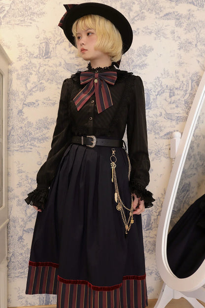 Miss Point - Custom-Made Lolita Elegant Stand Collar Lolita Shirt