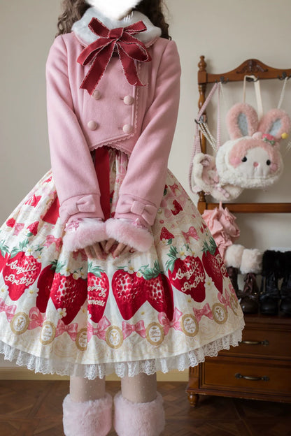 LeMiroir - Winter Solstice - Elegant Lolita Winter Short Coat & SK