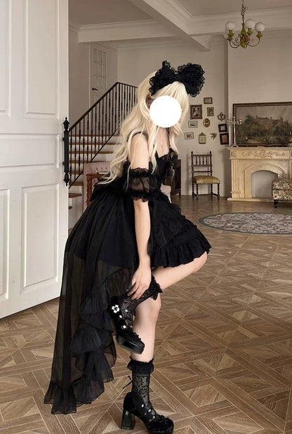 Sugar Girl - Rose Tale - Sweet Lolita JSK Summer Lolita Suspender Dress