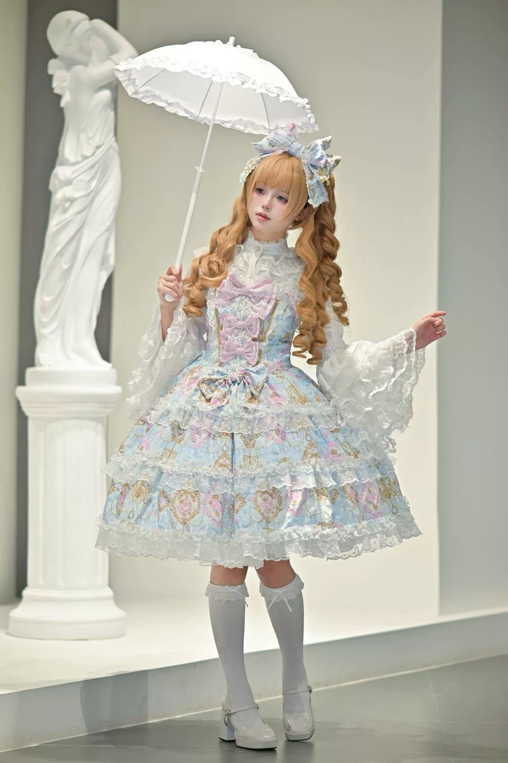 Hanguliang - Candelabra Ode - Doll-like Sweet Lolita JSK Dress, Side Zipper
