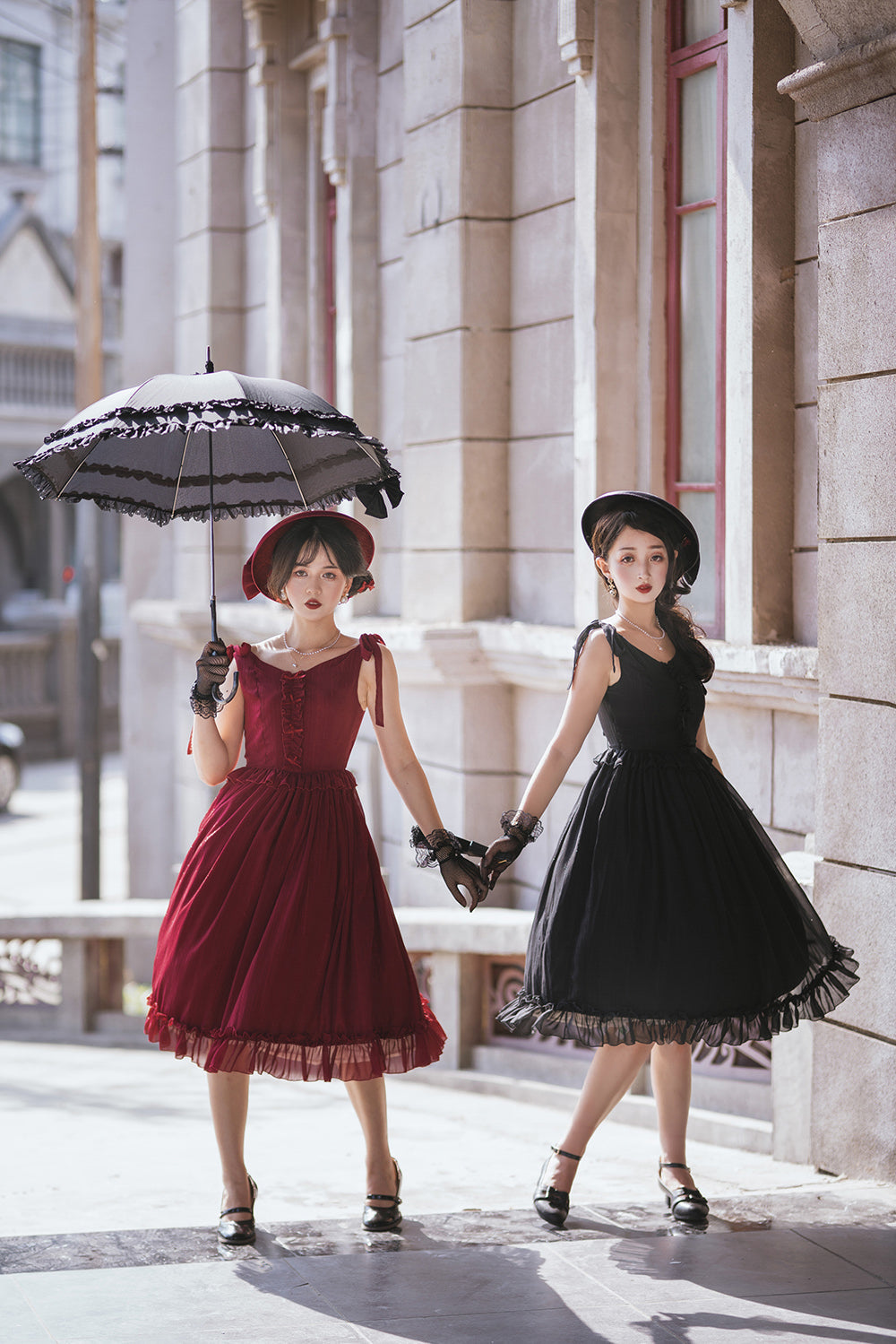 Miss point - Rhine Riverside - French Vintage Chiffon Lolita JSK