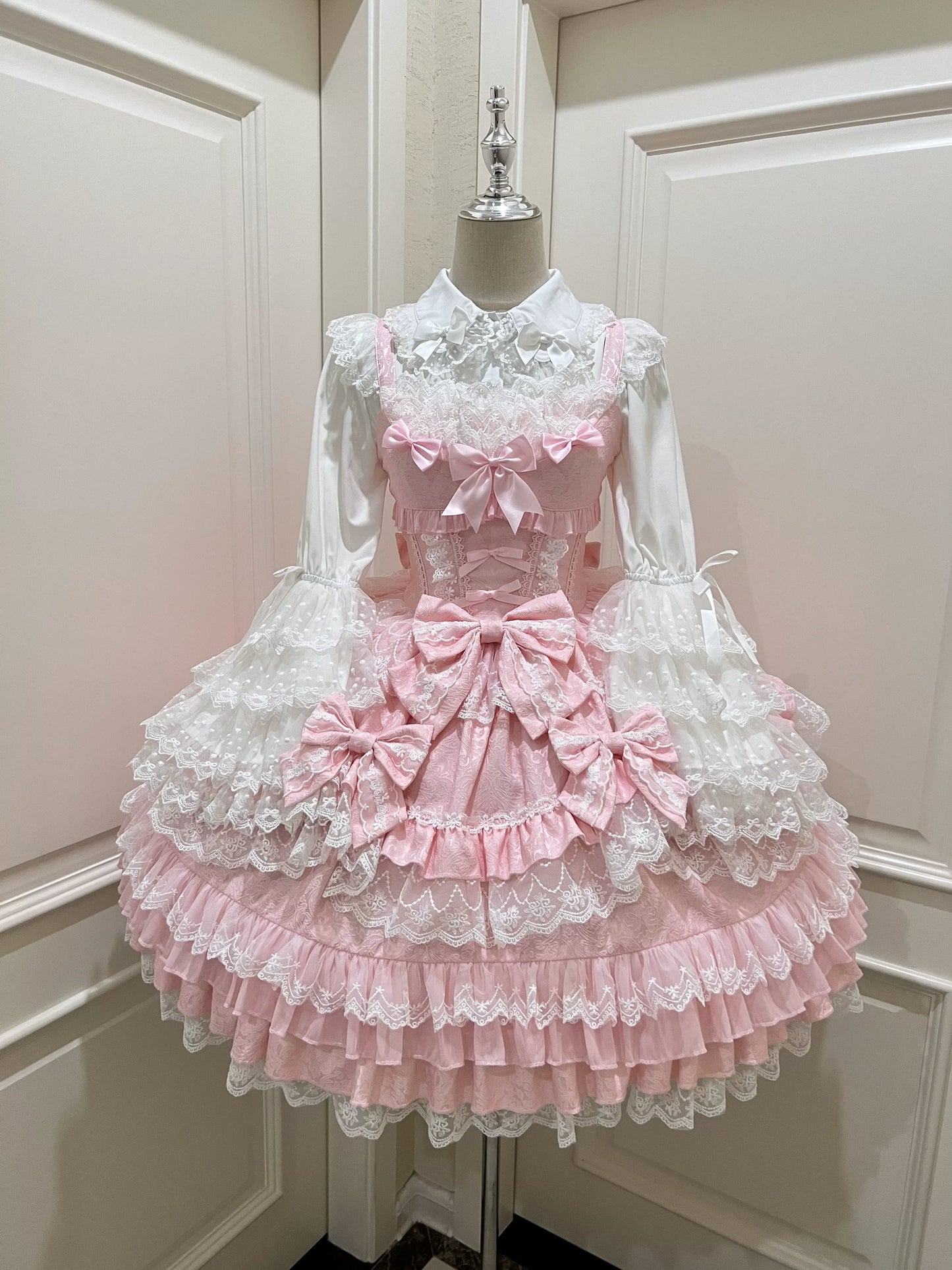 Sugar Girl - Flower Ode - Doll-like Sweet Lolita Jumper Dress