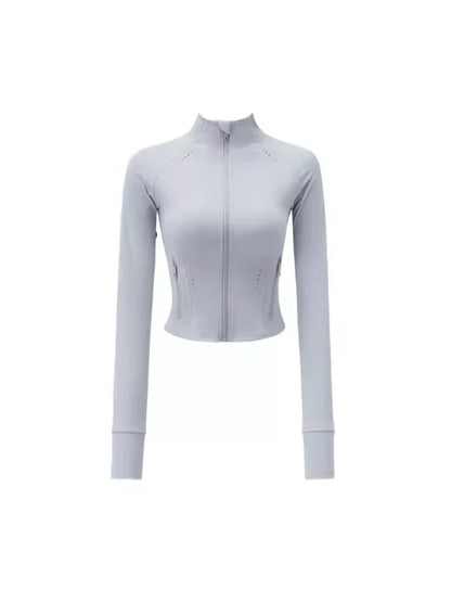 Slim fit zipper tops【s0000007034】