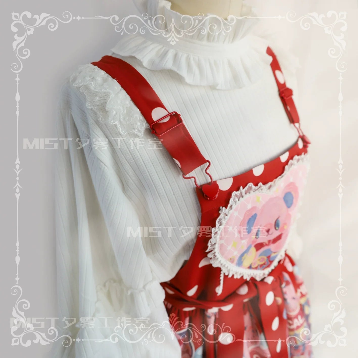 MIST - First Snow - Sweet Lolita Sweater Winter Puff Sleeve Knitting Innerwear