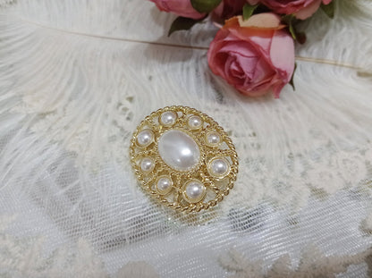 Miss Point - French Rose - Lolita Brooch and Waist Tie