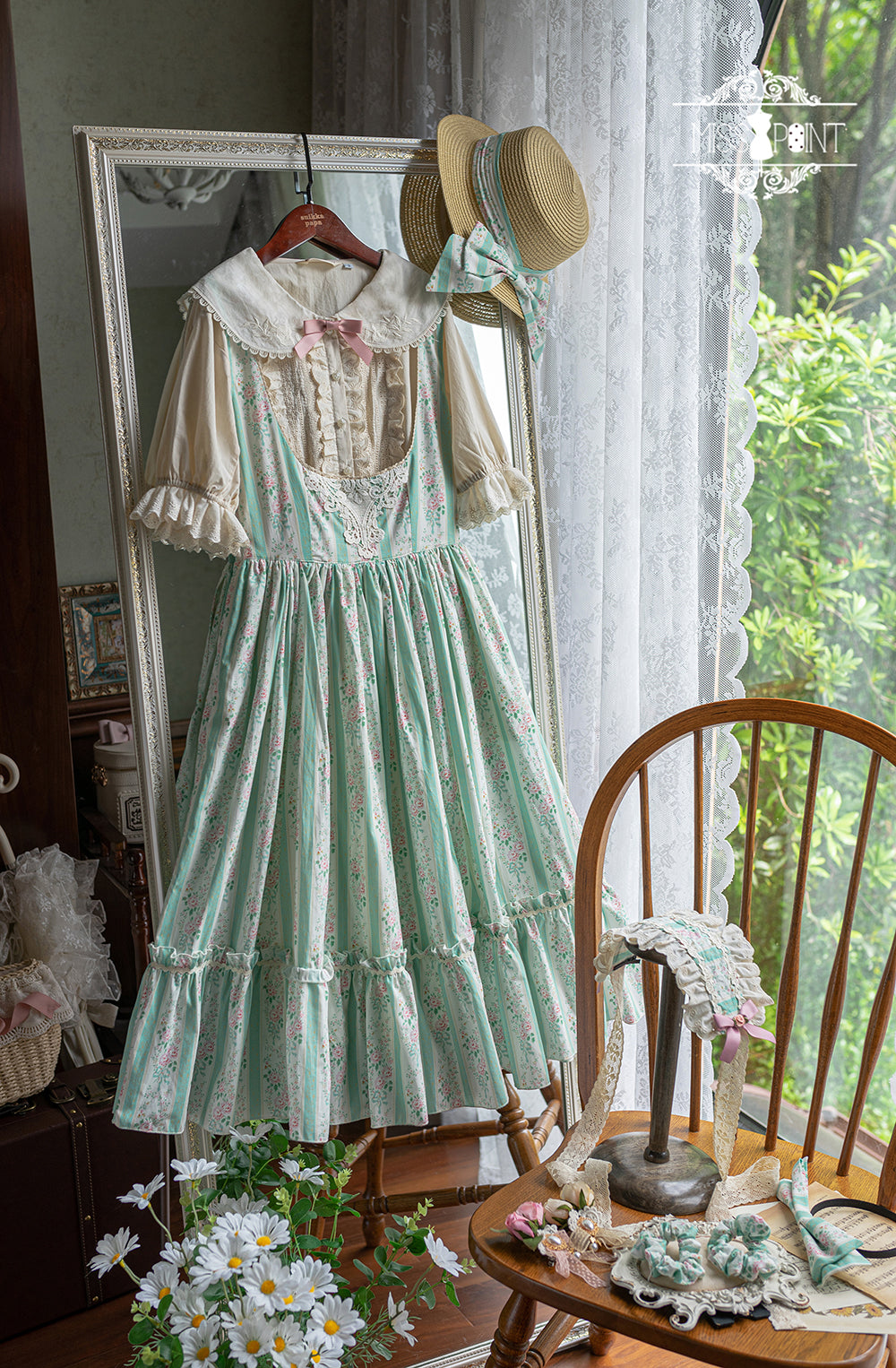 Miss Point - Happy Summer - Elegant Lolita Floral JSK Dress